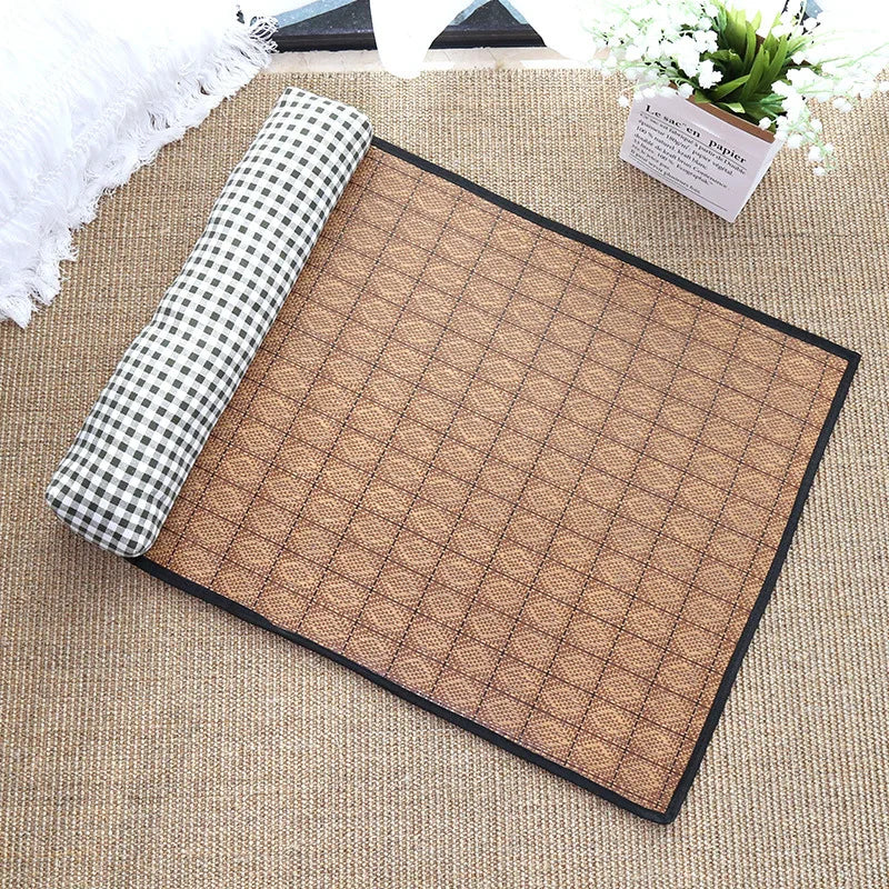 Tapis Rafraîchissant en Rotin pour Animaux
