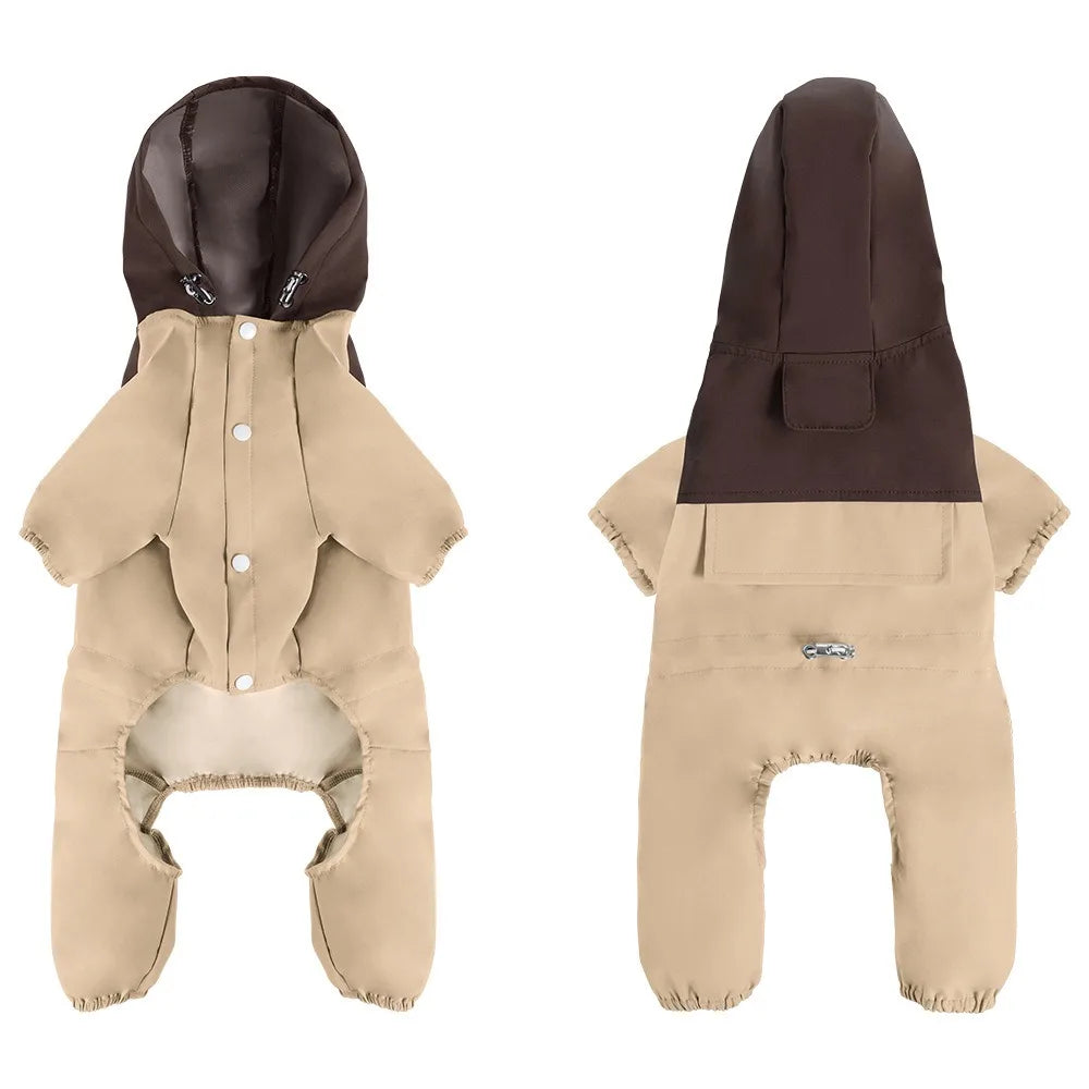 Manteau Réfléchissant Imperméable pour Chien en Nylon