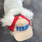 Casquette Sportive en Toile pour Petits Chiens avec Broderie