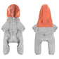 Manteau Réfléchissant Imperméable pour Chien en Nylon