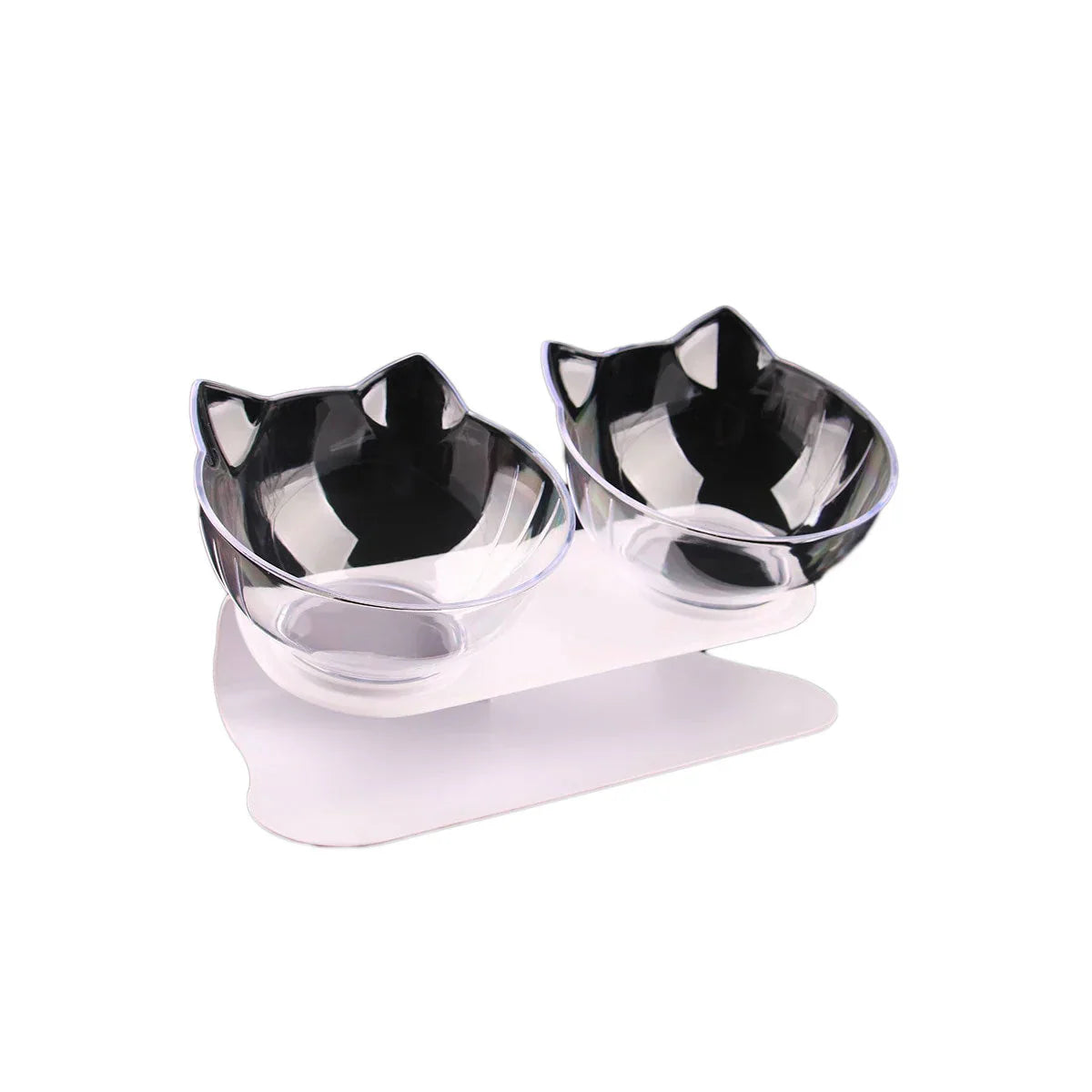 Gamelle surélevée double KittyFeast – Ergonomique & anti-stress
