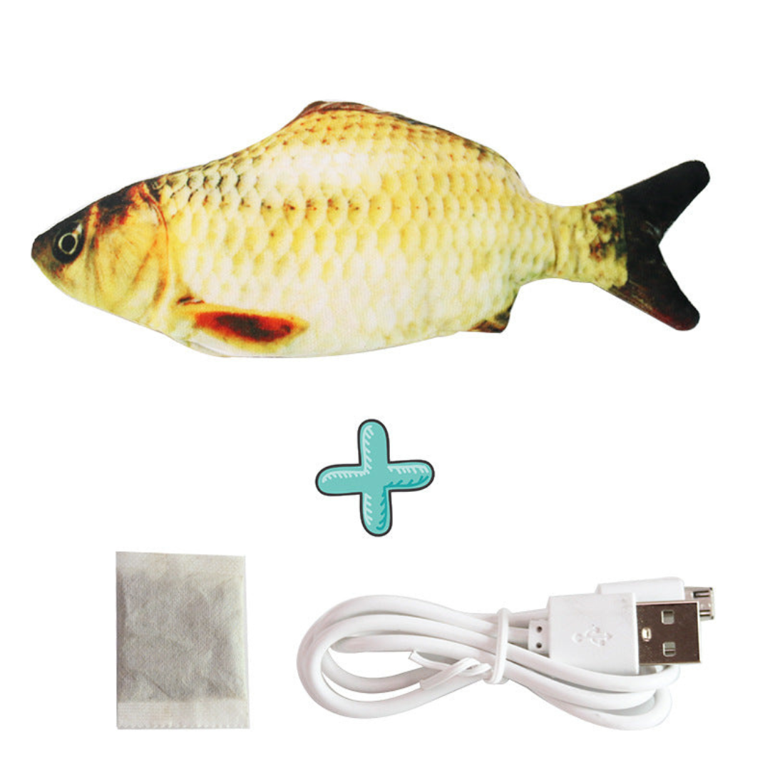 Poisson Interactif qui Remue – Jouet pour Chiens et Chats