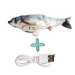 Poisson Interactif qui Remue – Jouet pour Chiens et Chats