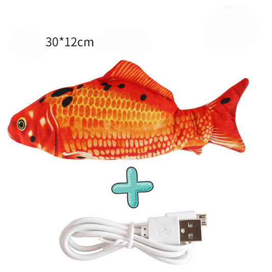 Poisson Interactif qui Remue – Jouet pour Chiens et Chats