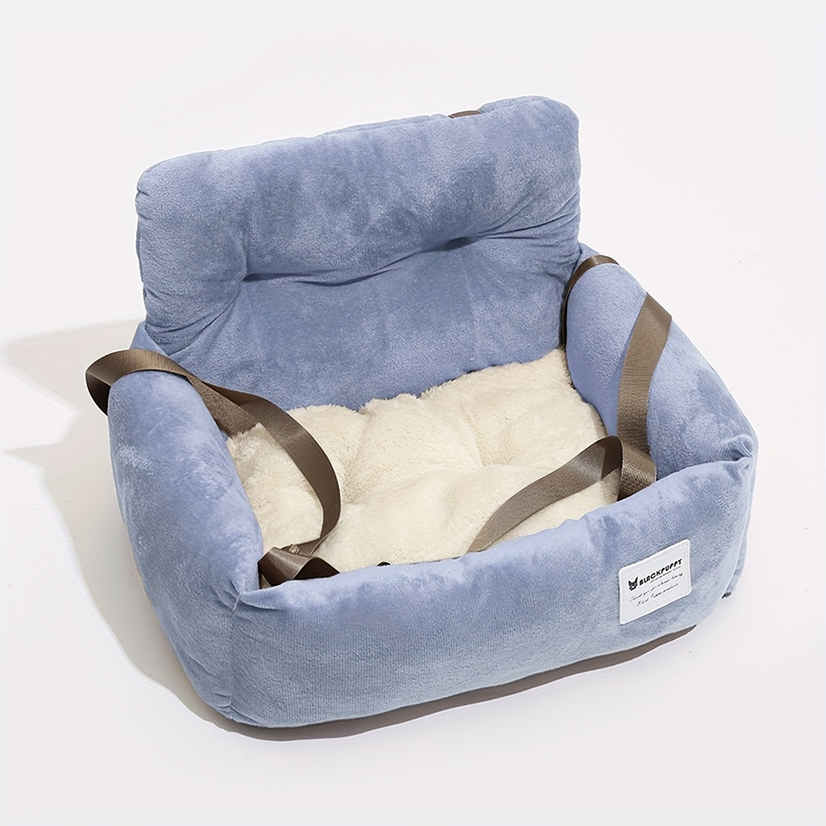 Siège auto en peluche pour petits chiens et chats