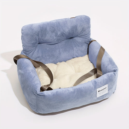 Siège auto en peluche pour petits chiens et chats