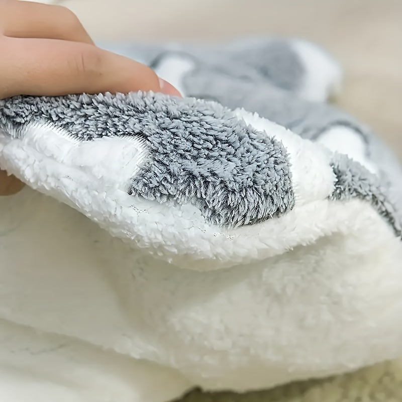 Tapis Épais Motif Os pour Chien et Chat