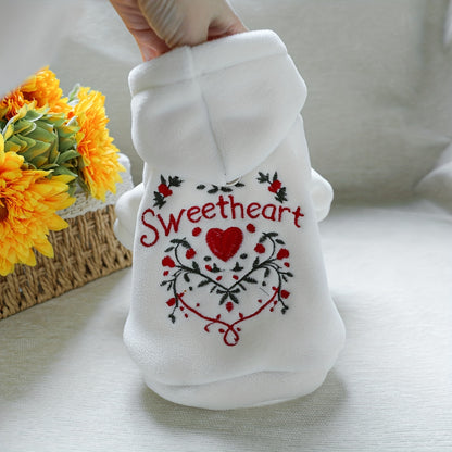Sweat Sweetheart en Polaire pour Petit Chien