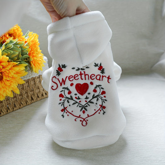 Sweat Sweetheart en Polaire pour Petit Chien