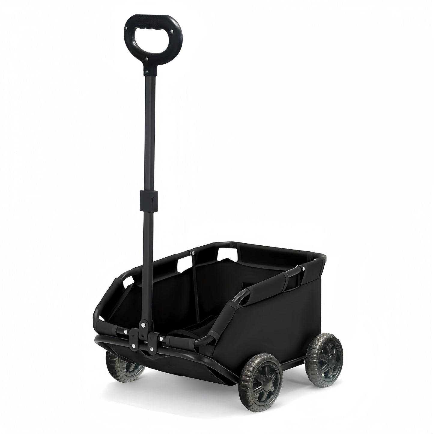 Chariot Pliable Rose pour Animaux – Version Compacte