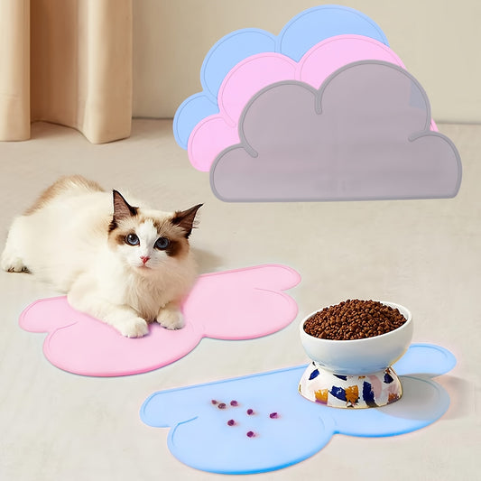 Tapis de Repas en Silicone en Forme de Nuage pour Chiens et Chats
