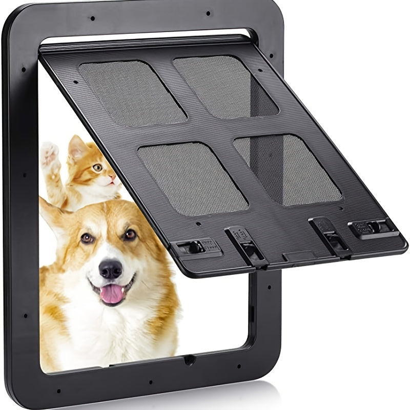 Porte Moustiquaire Verrouillable pour Chien et Chat – Fermeture Automatique