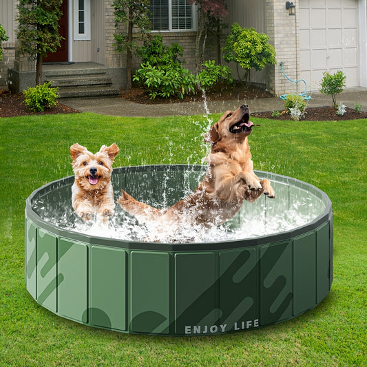 Piscine Camouflage Pliable pour Chiens et Chats