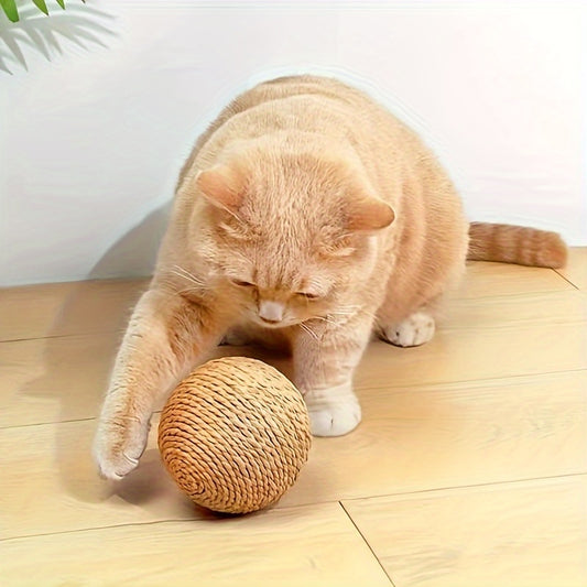Balle à Griffer avec Son pour Chat – 8 cm