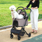 Poussette 2-en-1 pour Chats et Petits Chiens
