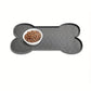 Tapis gamelle en silicone forme os pour chien