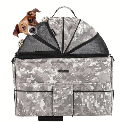 Panier arrière vélo avec capote pour Chien
