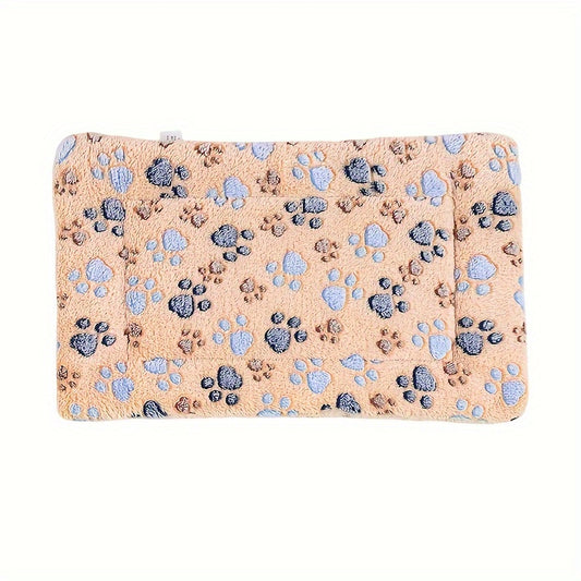 Coussin Douillet à Motifs Patte pour Chat et Chien