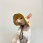 Chapeau Large à Lien Réglable pour Chats – Protection Solaire Respirante