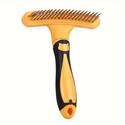 Brosse Démêlante à Double Rangée pour Chiens et Chats