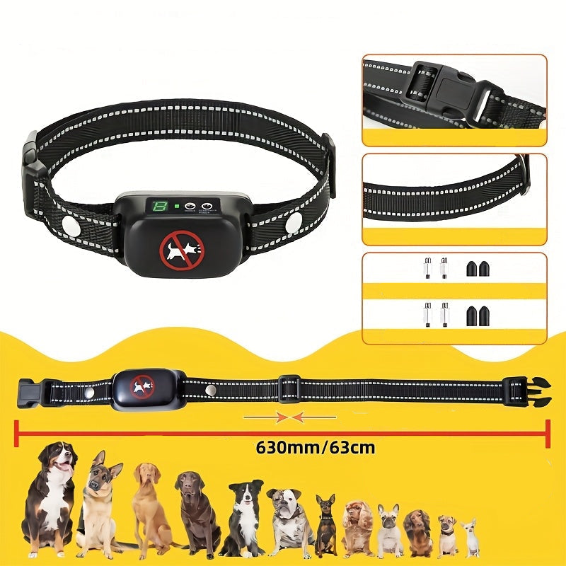 Collier Anti-Aboiement Choc Automatique avec Capteur Intelligent