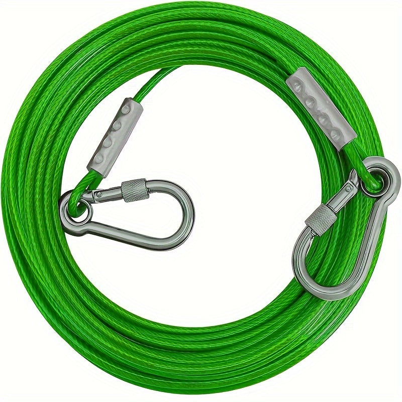 Longe d’attache Acier Renforcé Ultra Résistante pour Chien