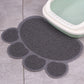 Tapis de Litière Antidérapant en Forme de Patte