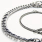 Collier étrangleur double torsion en acier inoxydable – spécial dressage comportemental