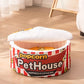 Panier Douillet pour Chats en Forme de Popcorn