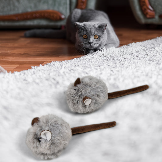 Jouet Souris en Peluche pour Chat – Pack Multi-Unités