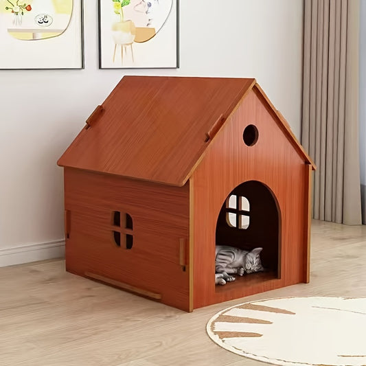 Niche Maison Intérieure en Panneau Fibre Bois