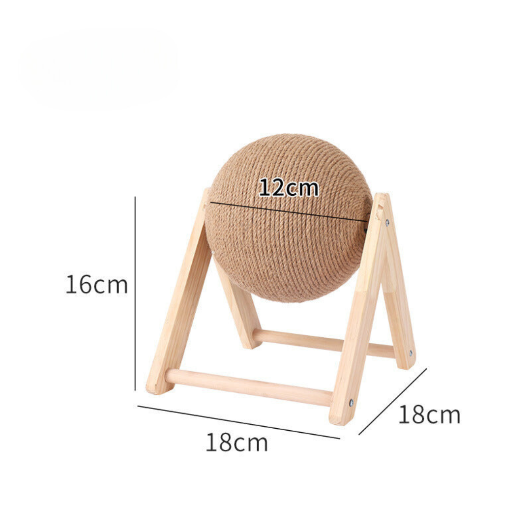 Griffoir Boule en Sisal pour Chats – Jouet Durable et Design