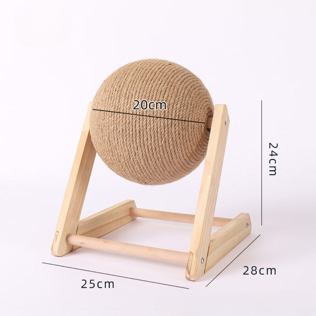 Griffoir Boule en Sisal pour Chats – Jouet Durable et Design