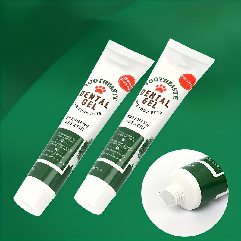 Brosse à Dents Doigt + Dentifrice Goût Bœuf