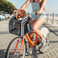 Panier vélo pliable et extensible pour chien et chat