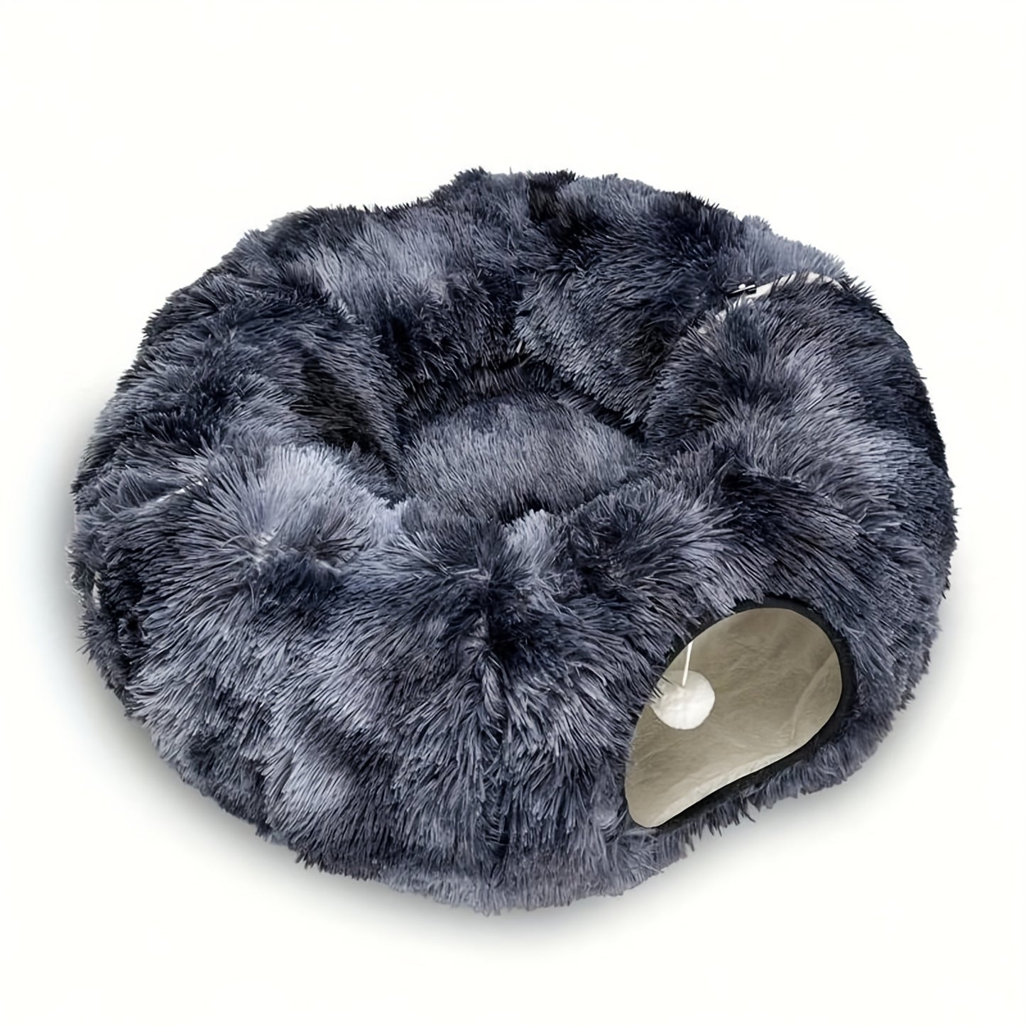 Tunnel et Panier Douillet pour Chats en Peluche