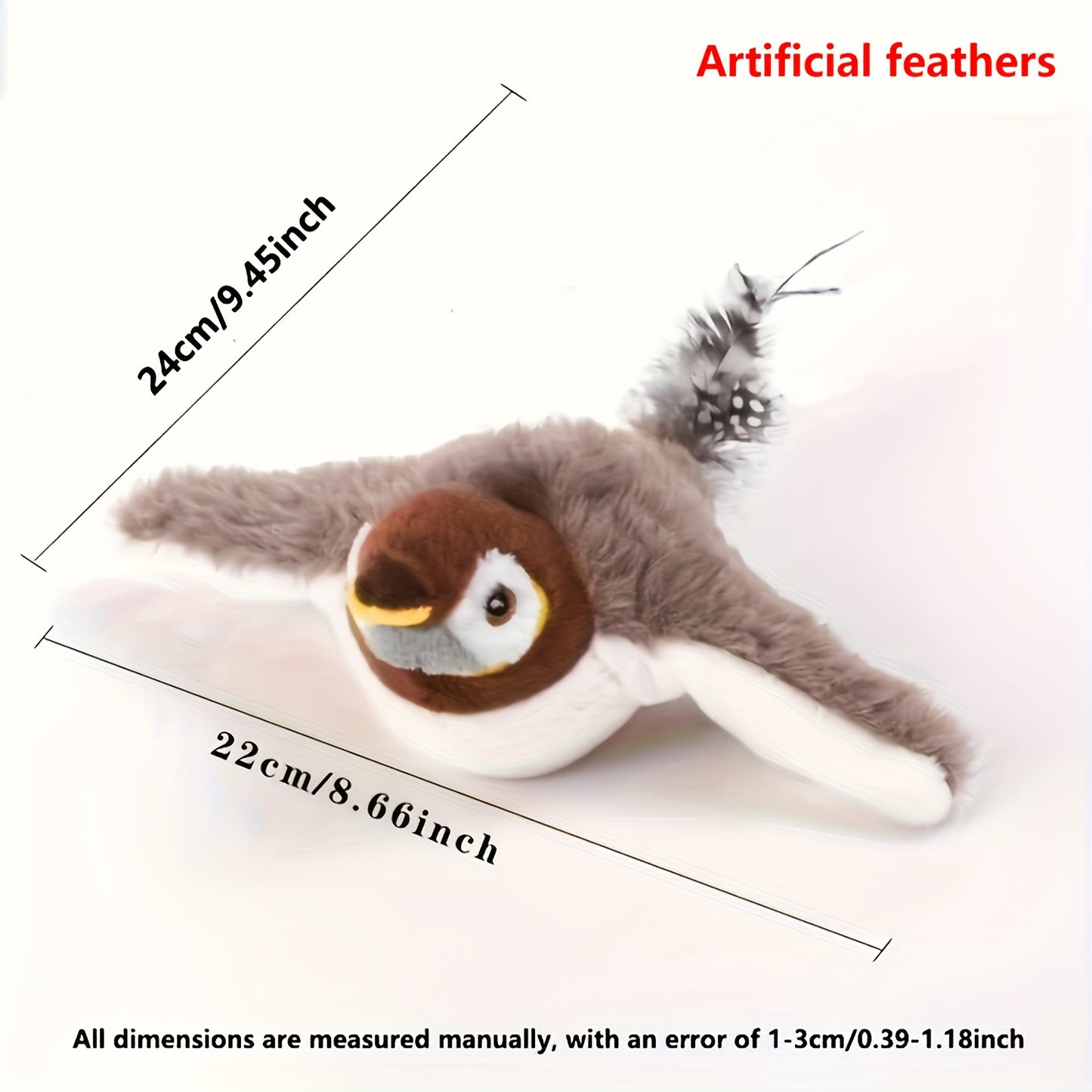 Oiseau Interactif Électrique Rechargeable pour Chat