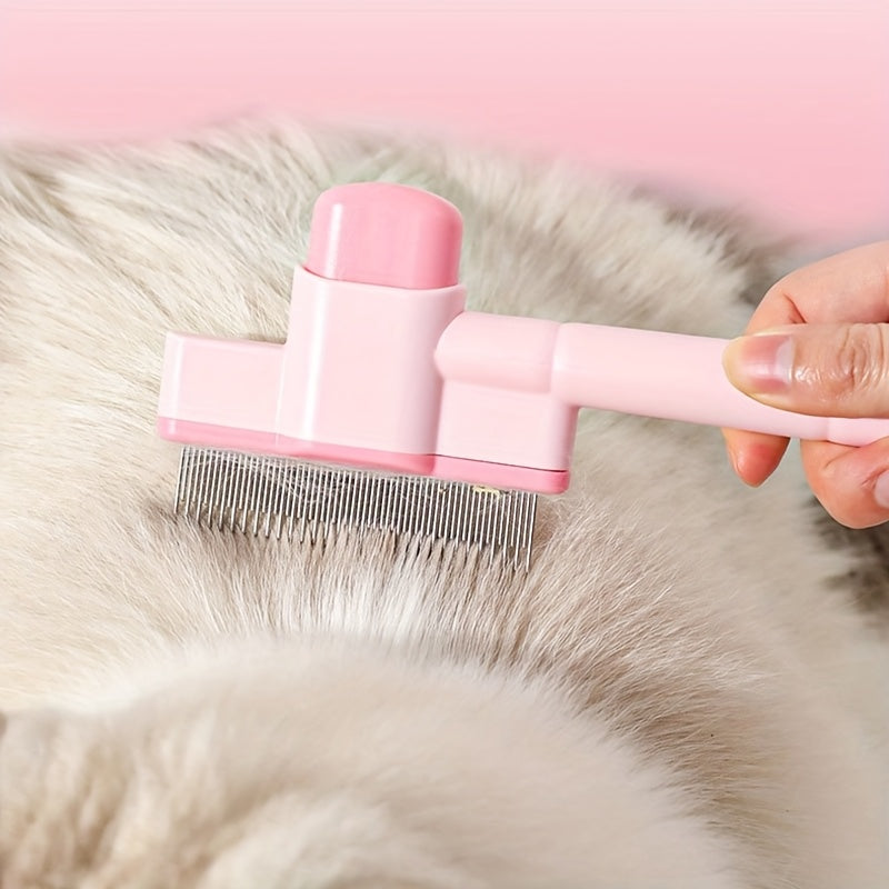 Peigne de Toilettage Auto-Nettoyant pour Chiens et Chats