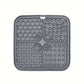 Tapis à Lécher Carré Silicone à Ventouses pour Chien