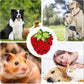 Tapis de Fouille Fraise en Polaire pour Chiens et Chats