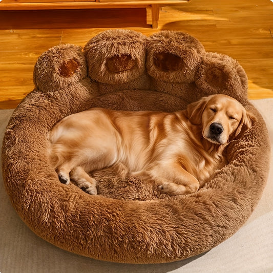Panier patte géant en peluche pour Chien toutes tailles