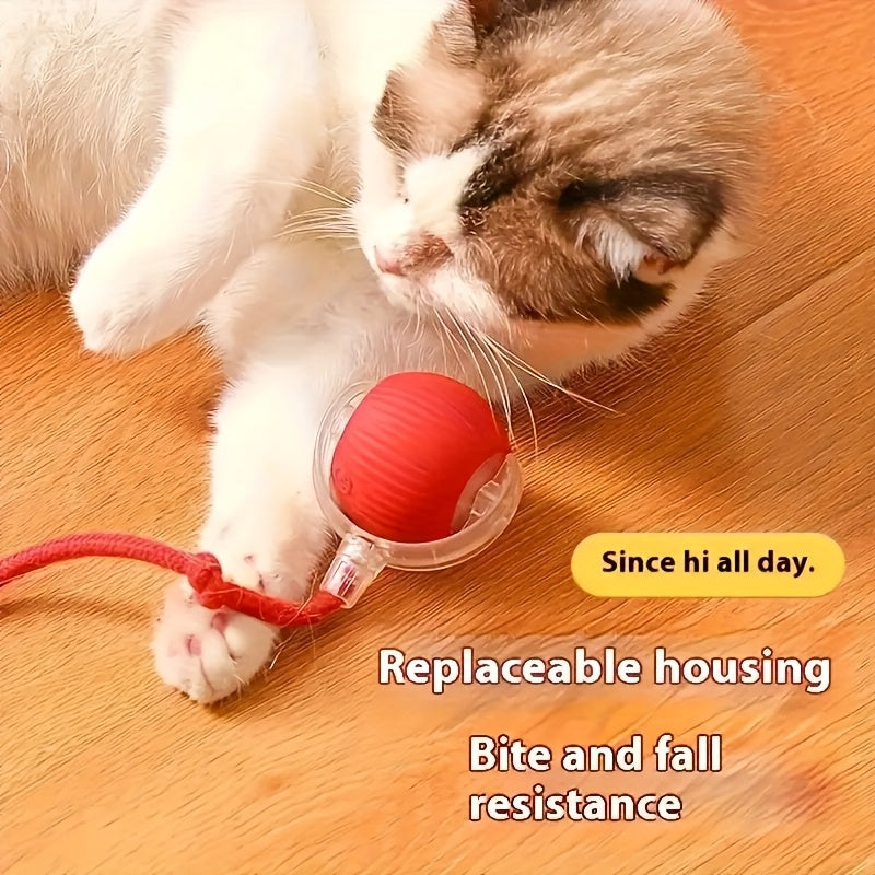 Jouet Balle Automatique Interactif Rechargeable pour Chiens et Chats