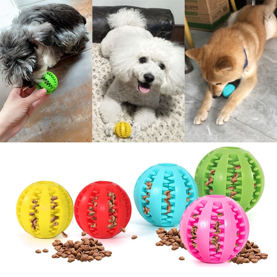 Balle à Mâcher Dentée avec Distributeur de Friandises