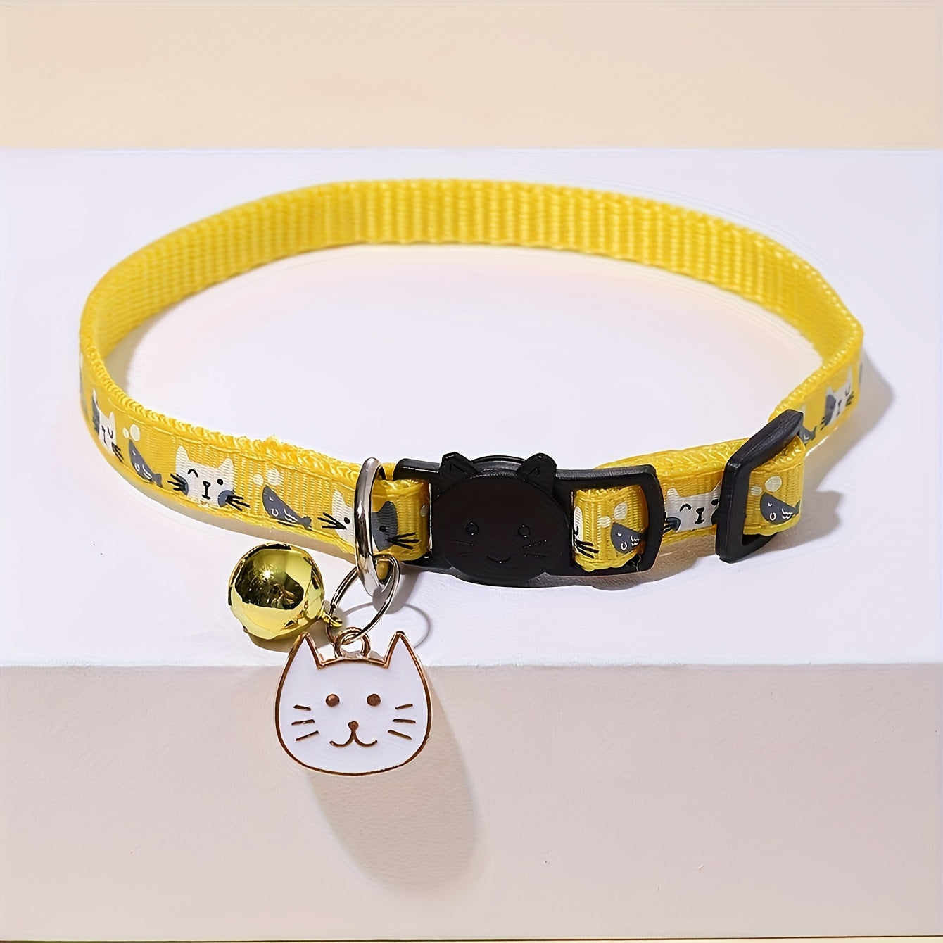 Collier Sécurité Anti-Étranglement pour Chat avec Décorations