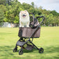 Poussette 2-en-1 pour Chats et Petits Chiens