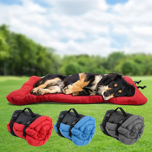 Tapis de Voyage Pliable pour Chien – Résistant et Confortable