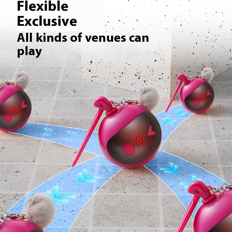 Jouet interactif pour chat avec sons d’oiseaux et LED