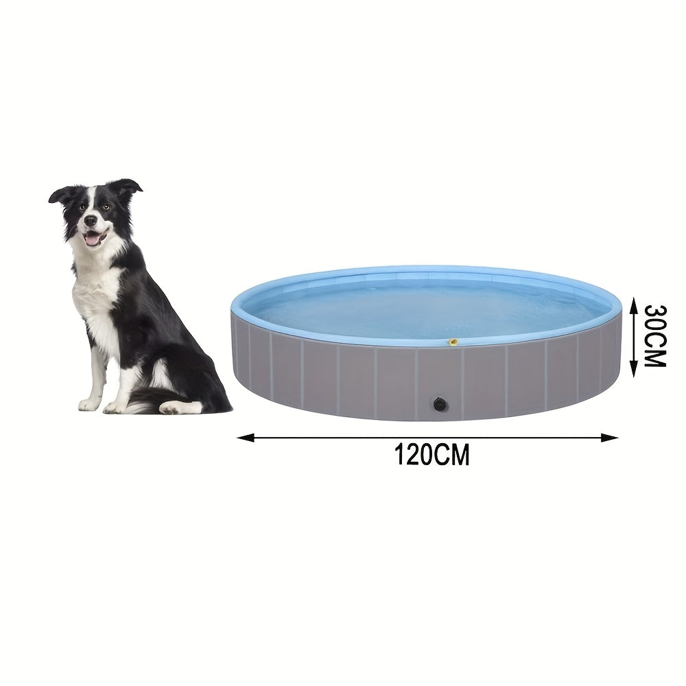 Piscine d’Été Antidérapante avec Jets d'eau pour Chiens