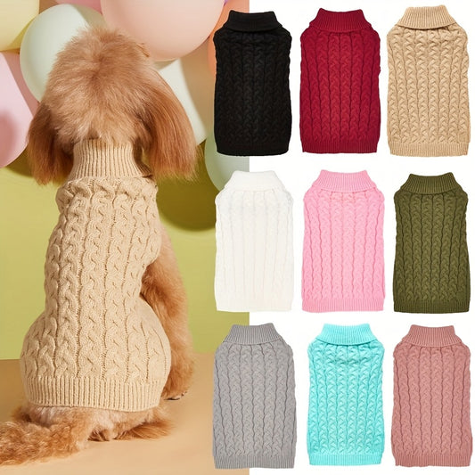 Pull Tricoté Élastique pour Chien Petit et Moyen