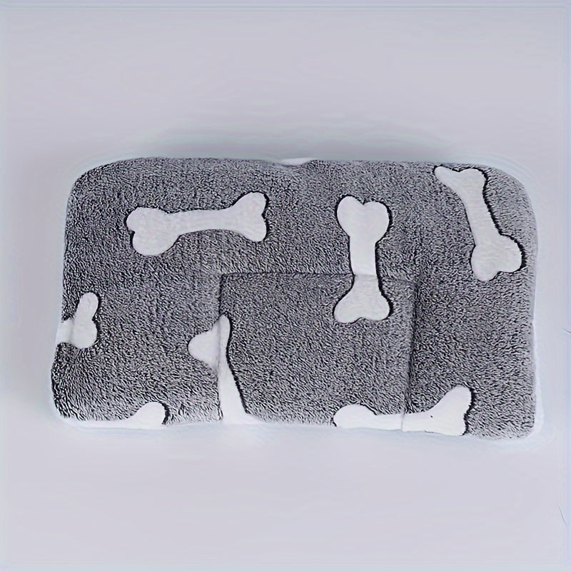 Tapis Épais Motif Os pour Chien et Chat
